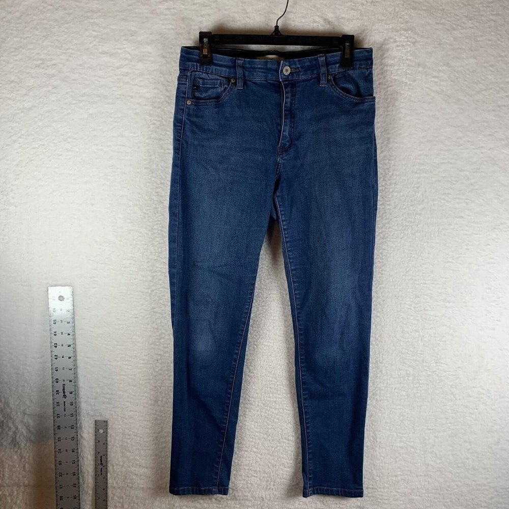KanCan Jeans Women's 11/29 Blue Denim Medium Wash Stretch Mid-Rise Skinny 7353